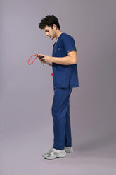 Planet 4-Pocket Scrub Top